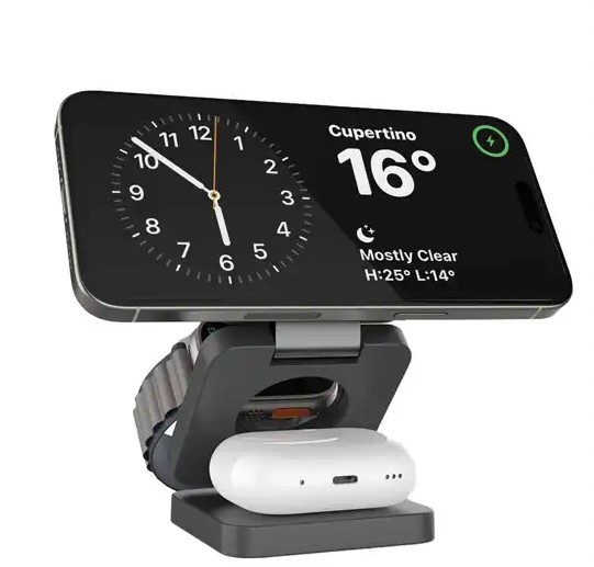 1_شارژر وایرلس 3 کاره مگنتی پرودو Multi-Device Wireless