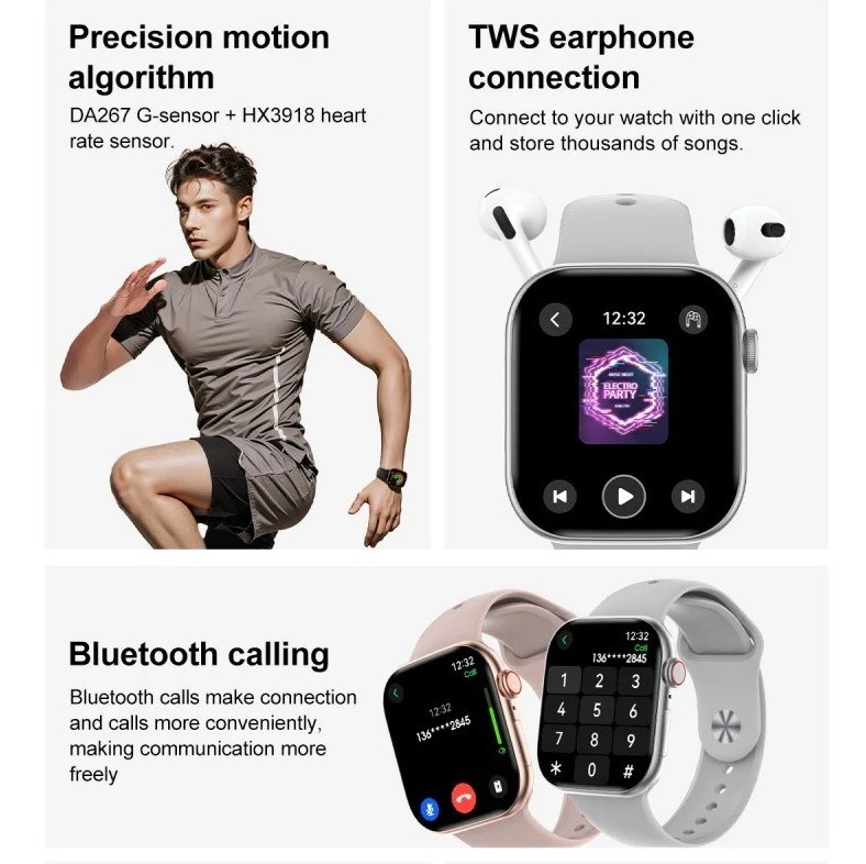 5_ساعت هوشمند مدل DT WATCH X