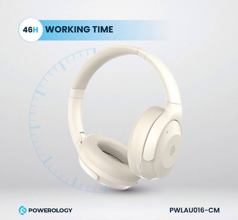 2_هدفون بلوتوثی پاورولوژی مدل Hybrid ANC PW016