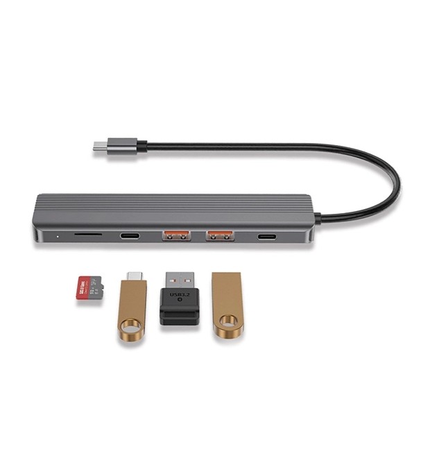 1_هاب دیتا 6 پورت پاورولوژی مدل Slim P61HBCGY