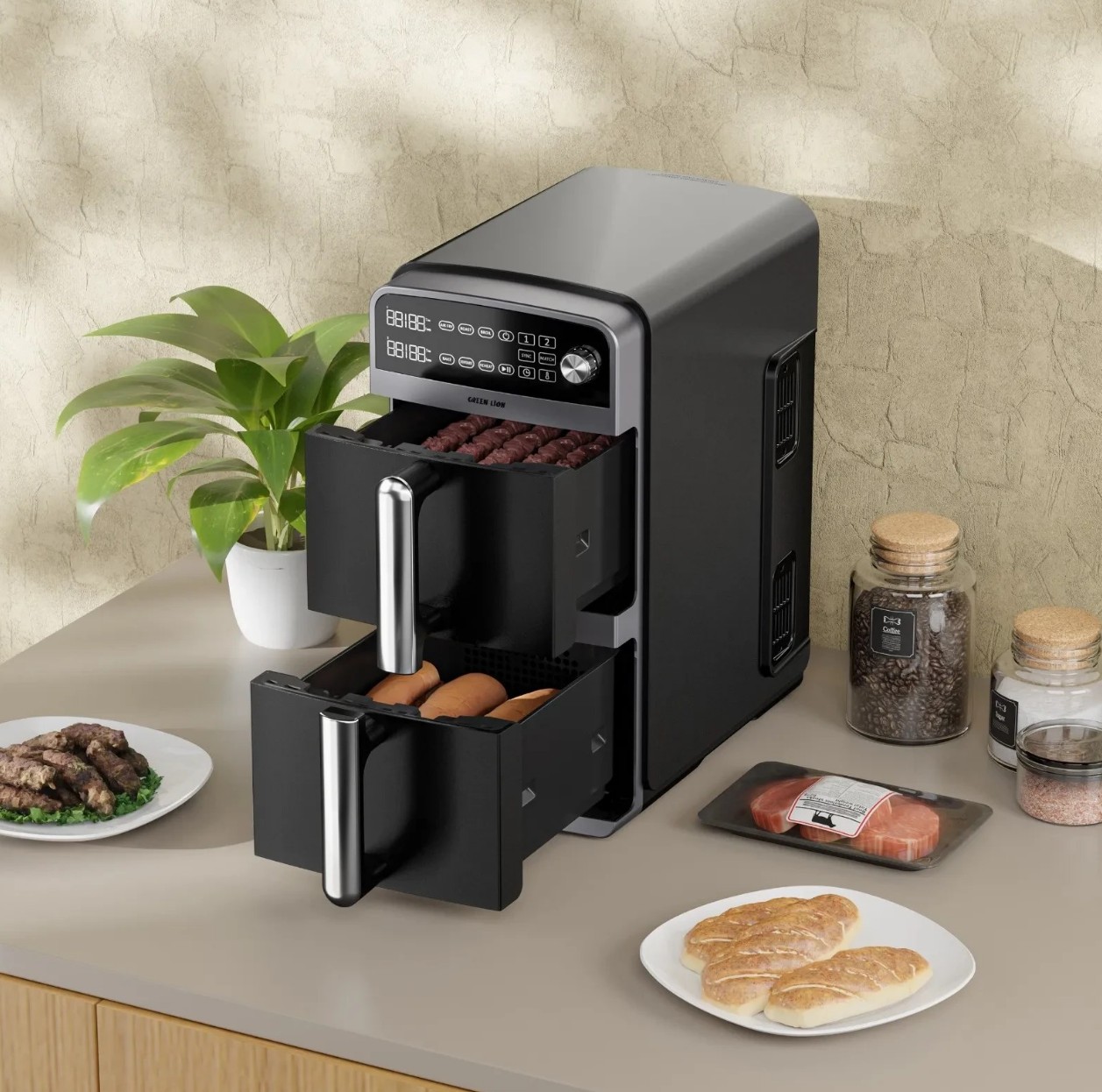 2_هواپز 10 لیتری دو طبقه گرین لاین مدل Double-Decker