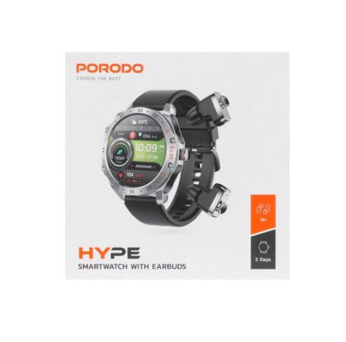 1_ساعت هوشمند و هندزفری بلوتوث پرودو مدل Hype