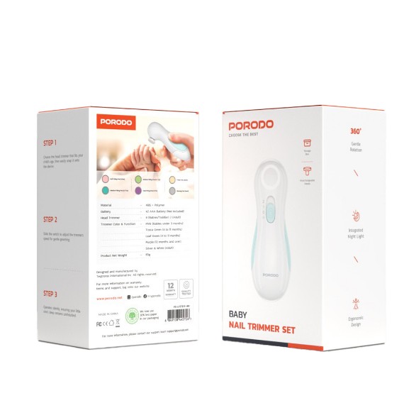 1_ست ناخن گیر کودک پرودو مدل baby nail trimmer