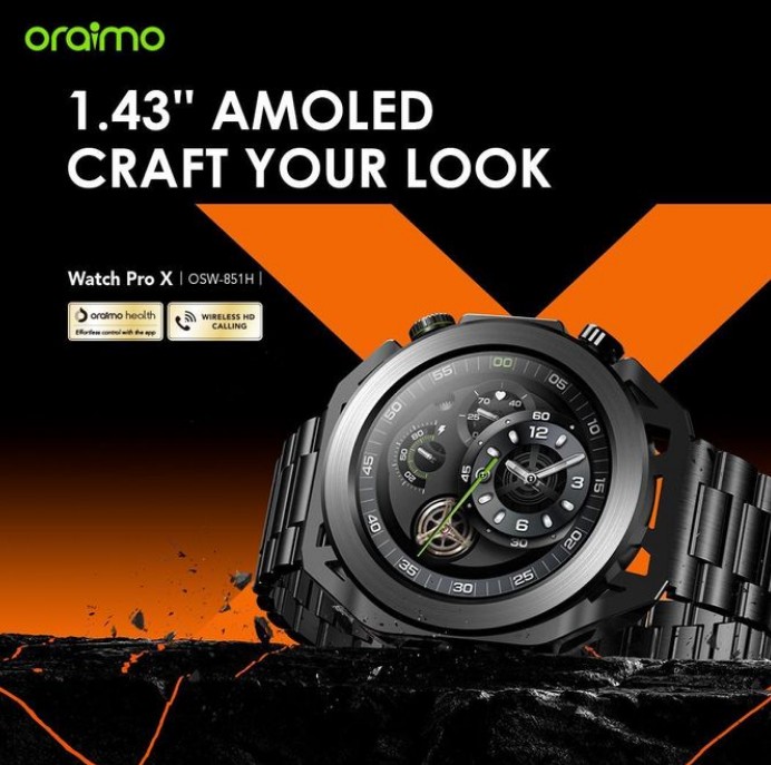 7_ساعت هوشمند اورایمو مدل Pro X OSW 851H