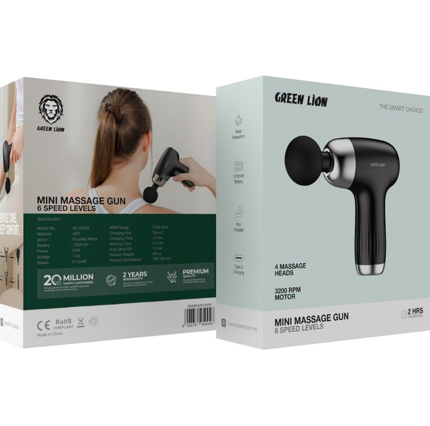 2_ماساژور تفنگی مینی گرین لاین مدل GL-MG28